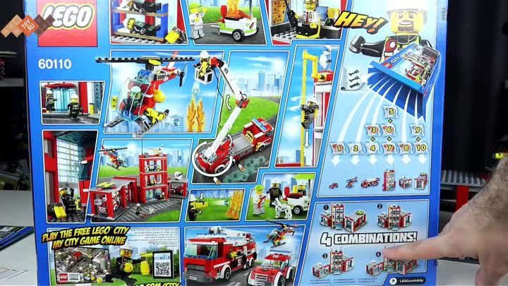 Лего Сити Пожарная станция 60110