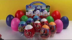 30 Киндер сюрпризы Яйца с сюрпризом Тачки 2 Микки Маус Барби...