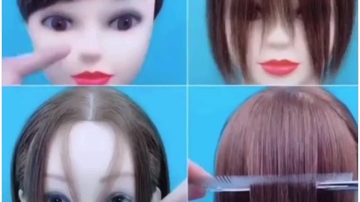 Как подстричь челку фото пошагово Как подстричь челку фото пошагово