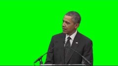 Obama - Green screen