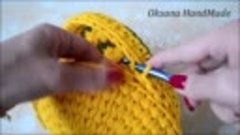 Сумка из трикотажной пряжи. Мастер класс. Crochet pattern.