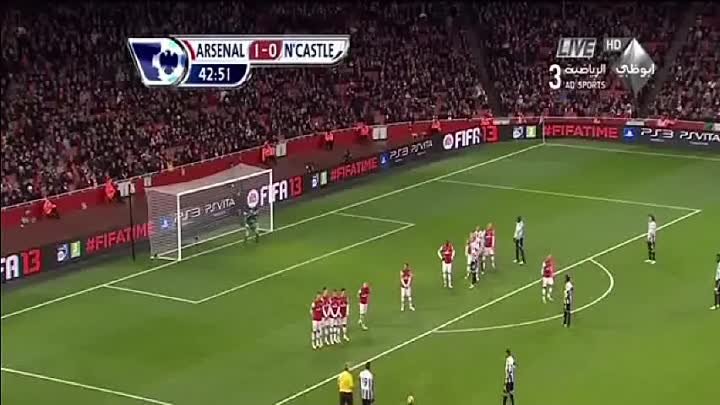 Arsenal VS Newcastle 7-3 Full Highlights HD 29122012 Every Arsenal F ...