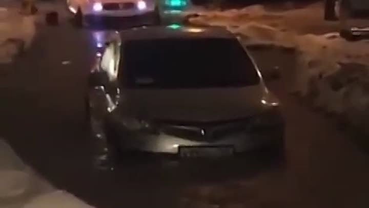 Машина утонула на ВДНХ