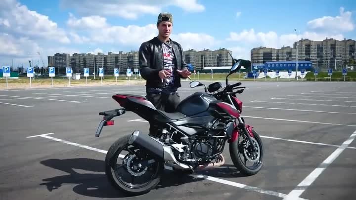 Обзор и тест-драйв мотоцикла Kawasaki Z400 _ Мотоцикл для новичка