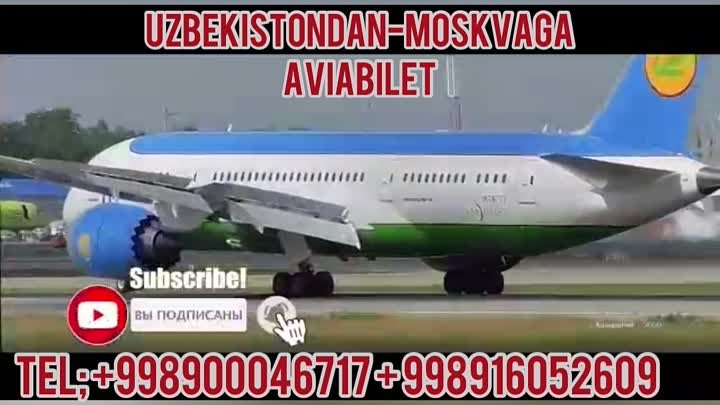 Tashken-Moskva avia bilet +998900046717