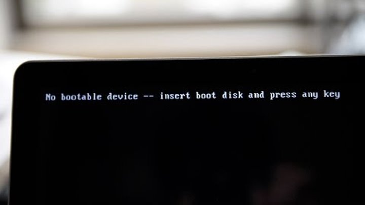 No bootable device press