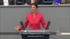 Сара Вагенкнехт-О безумии НАТО ,ЕС и Меркель.