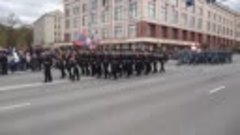 Торжественный марш в День Победы. Брянск, 2021