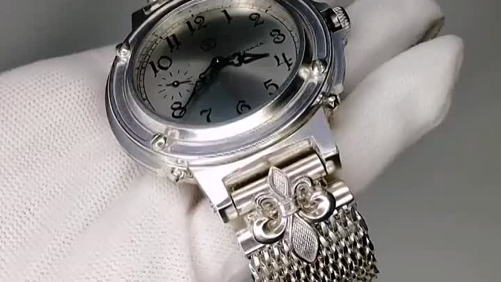 Серебряные часы ручная работа, вес 350 грамм .mp4