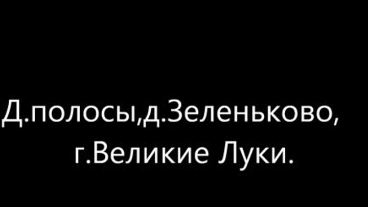 д.Полосы,д.Зеленьково,г.Великие Луки.