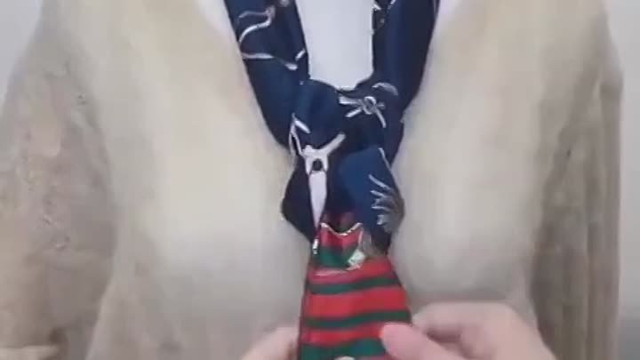 Как красиво завязать шарф