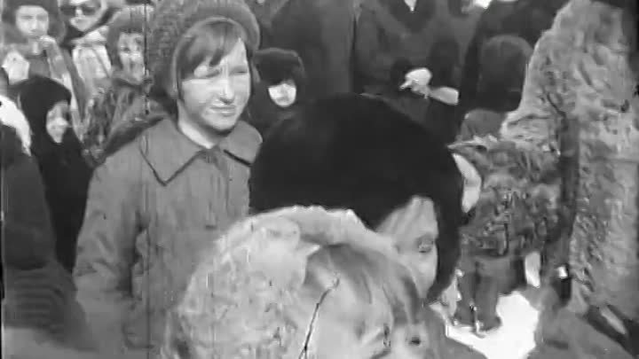 Кадыкчан, проводы зимы, 1975 год