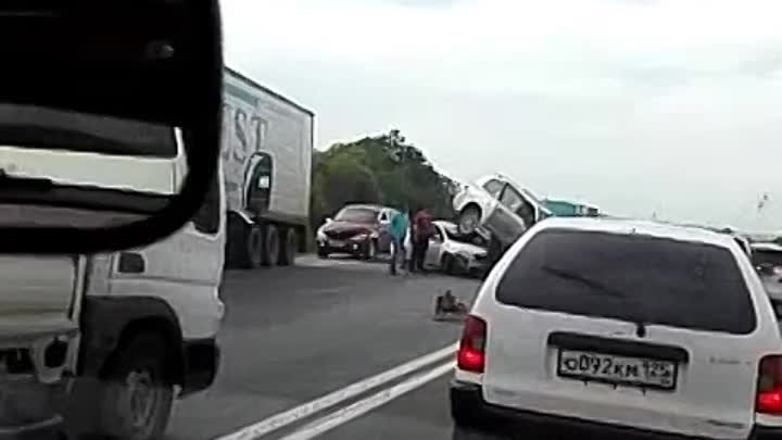 Страшное ДТП по трассе Уссурийск - Владивосток 17.06.2016