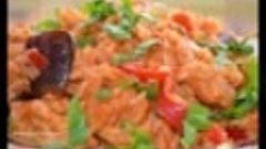 Курица с рисом и баклажанами Пошаговый рецепт