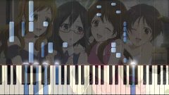 [Glasslip] OP Natsu no Hi to Kimi no Koe  Piano Synthesia Tu...