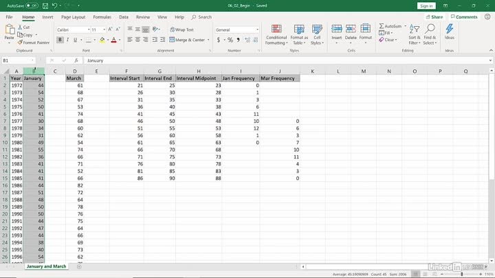 18 - Organizing and graphing a distribution