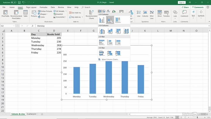 05 - Working with Excel graphics