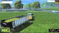 Farming Simulator 15 Трактор, силос и комбайн.