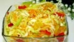 ПРЯНЫЙ САЛАТ из молодой капусты. Невероятно вкусно! Вам понр...