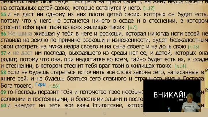 Вникай!.. Втор. 28 Просто благословения и обычные проклятия...