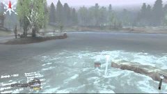 Russian trucks KAMAZ 5410 off road and in the water spintire...