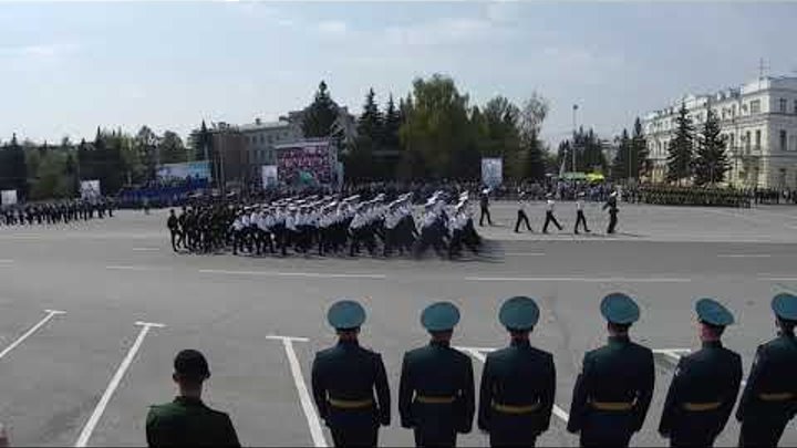 Парад 9 мая 2021 в Омске/Parade on May 9 2021 in Omsk