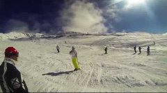 Skiing Leukerbad february 2015
