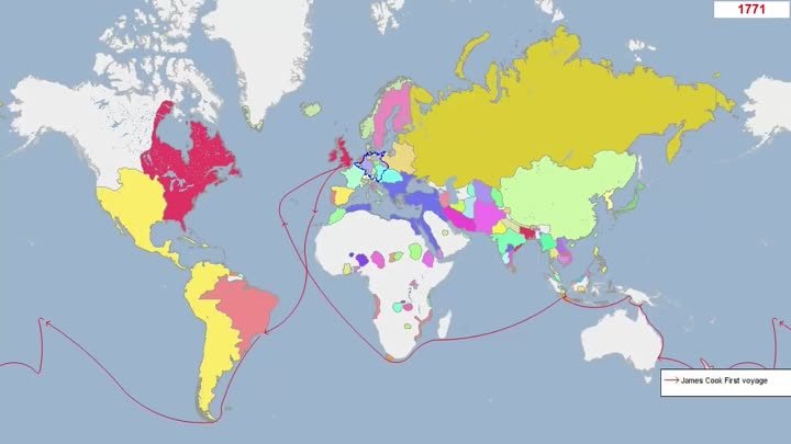 Политическая карта мира за 5000 лет