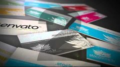 Business Cards Mock-up  - Aftre Effects Template Customatiza...