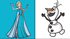FROZEN.Frozen Olof.coloring frozen.Color.Coloring for Kids.C...