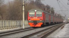 Электропоезд ЭД4М-0248 перегон Пушкино - Мытищи