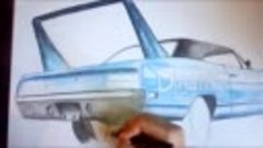 Бутикенова Динара.Рисунок-автомобиль Plymouth Superbird.