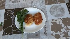 Куриные котлеты с сыром.Нежные куриные котлеты. Жареные кури...