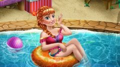 Anna Swimming Pool - Disney princess Frozen - Best Baby Game...