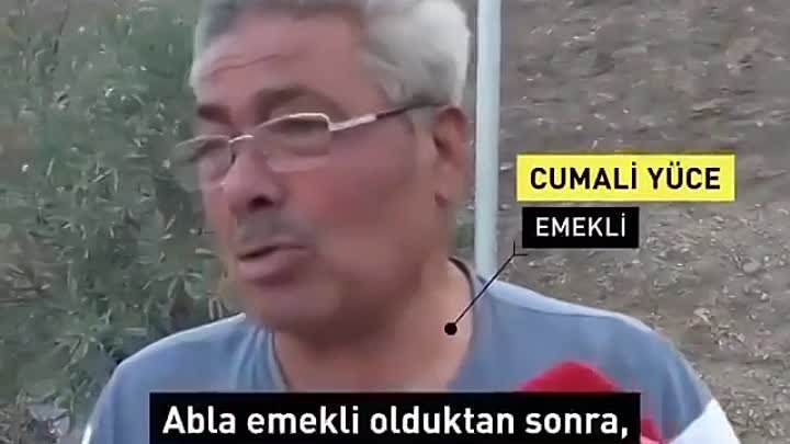 Türkiyədə evi yanan şəxs göz yaşlarını saxlaya bilmədi