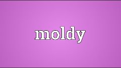 Moldy Meaning