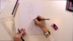 Fashion sketching- Офисный стиль Часть 1. Построение женской...