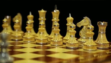 Филигранные серебряные шахматы - Мирный воин