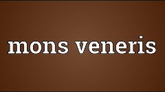 Mons veneris Meaning