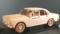 Советское такси. Газ 24-01 из дерева.