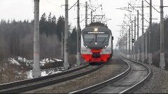 Электропоезд ЭД4М-0473 ЦППК перегон Тучково - Кубинка-1