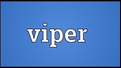 Viper Meaning