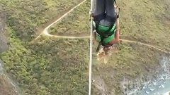 Nevis Bungy Jump - SCARED