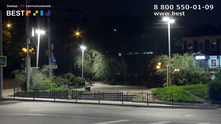 Освещение улицы Ленина в Иркутске