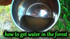 Росток. Туризм - Как добыть воду в лесу / how to get water i...