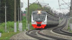 Электропоезд ЭД4М-0473 ЦППК перегон Можайск - Бородино