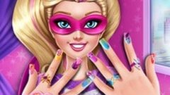 Super Barbie Power Nails - Best Baby Games For Girls