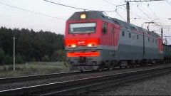 Russian Railways freight trains локомотивы Синара