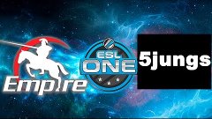 Empire vs 5Jungs - ESL One New York 2015 EU Qualifier - Game...