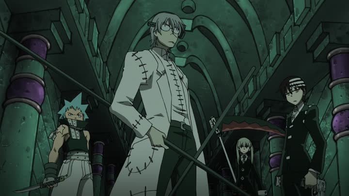 Soul Eater_S01E19_The Underground Battle Commences - Break Through Medusa's Vector Arrow_